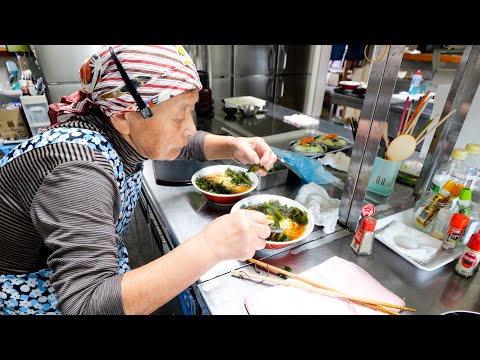 田舎にポツンと８０歳スーパーおばあちゃんが働く激渋ラーメン食堂に密着丨Japanese Good Old Diner
