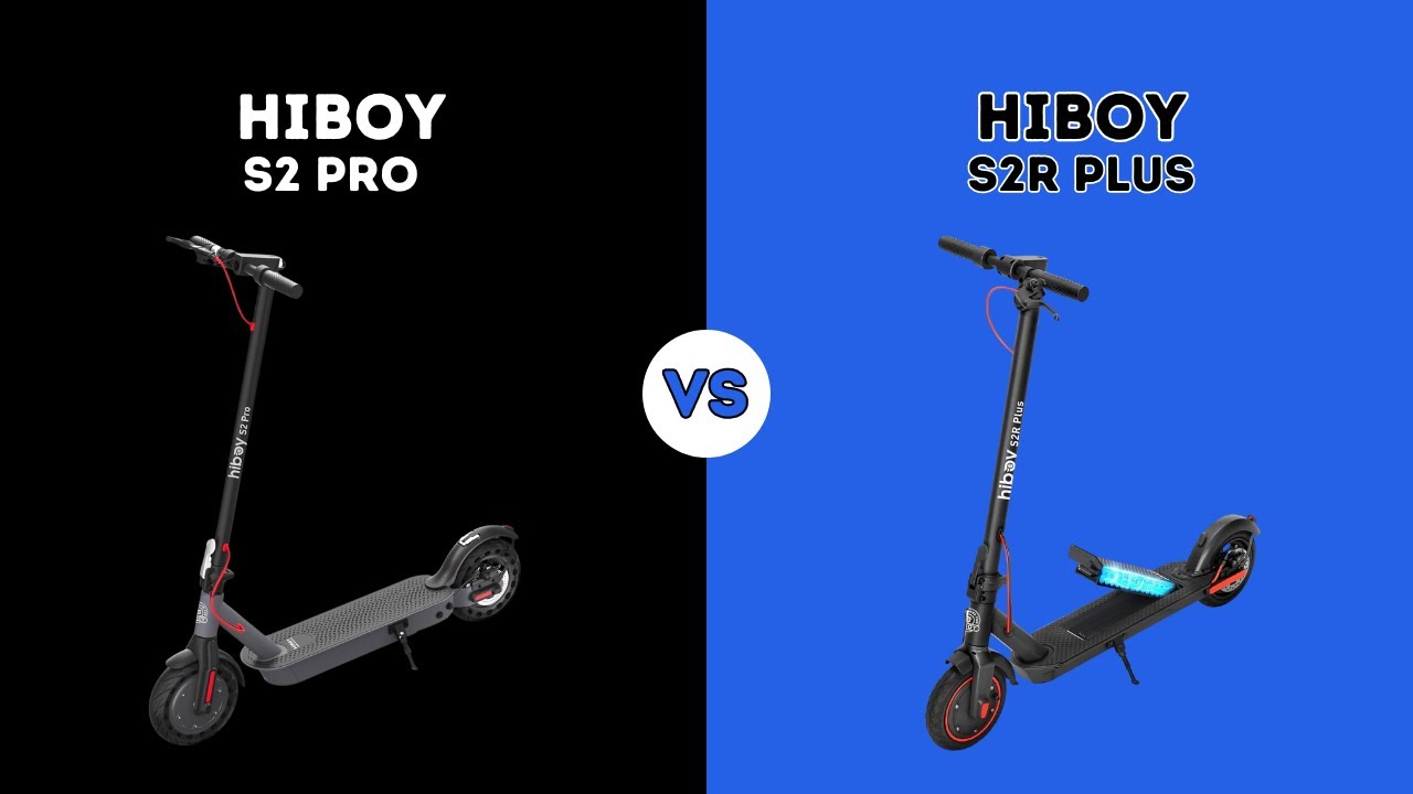 Hiboy S2 Pro vs S2R Plus stem collar part comparison