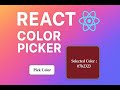 What I Found Out About Color Pickers in React That CHANGED EVERYTHING