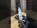 Titanium Damascus Folding Knife with VG10 Core | Hand-Flamed Handle #DamascusKnife #FoldingKnife