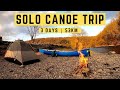 Solo Canoe Trip on the River Wye - 3 Days Wild Camping
