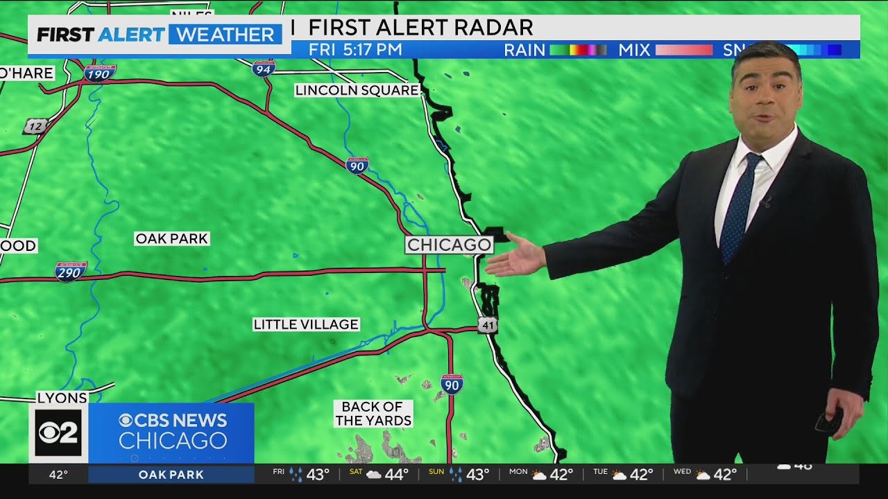 Chicago First Alert Weather: A dry Saturday before rain expected to ...