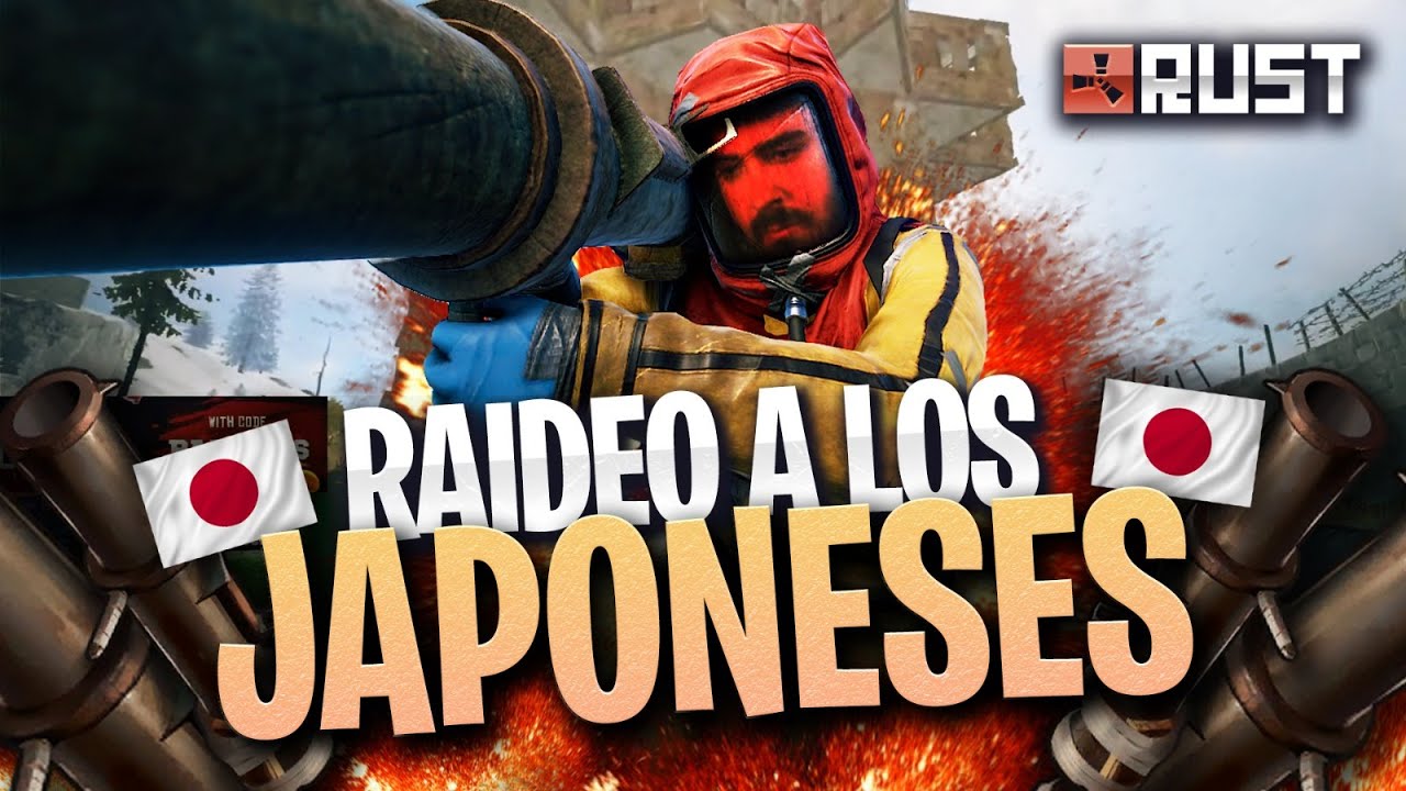 El RAIDEO MAS ESPERADO, RAIDEO a los JAPONESES * SOLO VS CLANES * l RUST Gameplay Español #6