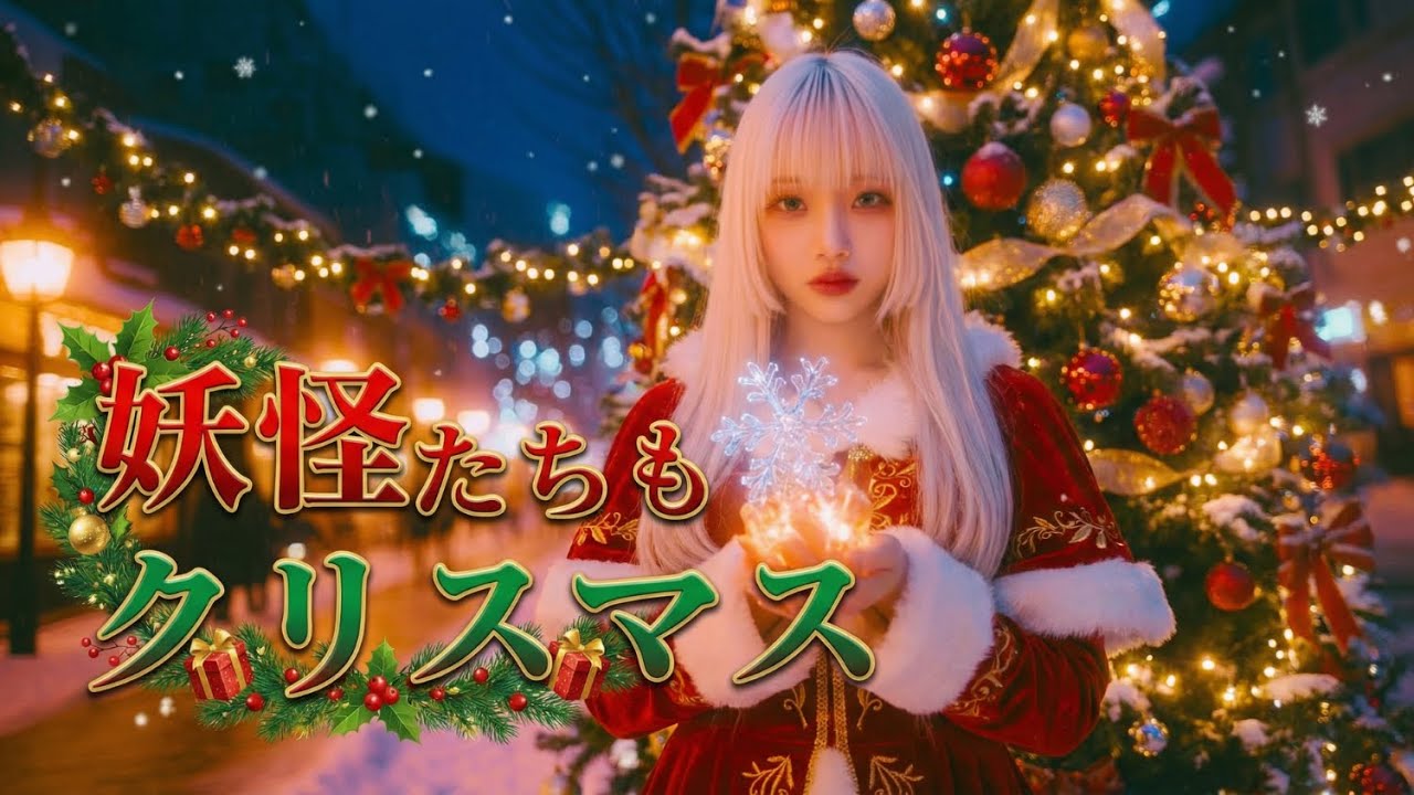 妖怪たちもクリスマスを楽しんでいた…