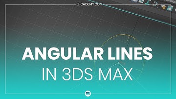 How to draw Angular lines in 3Ds Max?