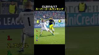 チャンピオンズリーグ2016/17スーパーゴールランキング #サッカー