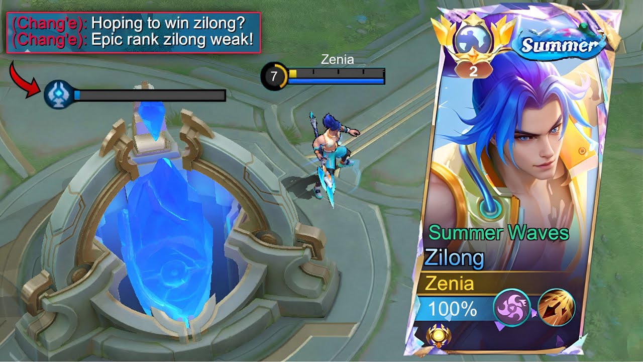 0.1% HP BASE DEFENSE! 🔥 THEY TRASH TALKED MY ZILONG 😤 HUGE MISTAKE!