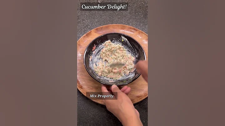 Cucumber Delight - a must try unique salad | Kitchen S #shorts