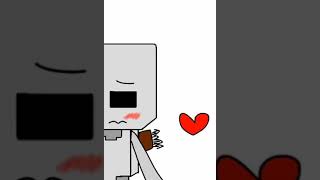 wither X Skelly Minecraft love