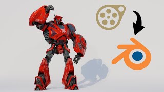 The SFM To Blender Poster Workflow Overview