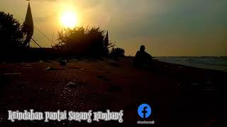 Menikmati desaku pantai belitung,sarang,rembang