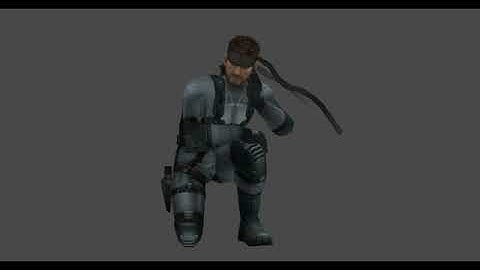 [XNALara] SSBB Snake - Codec Pose
