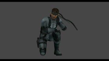 [XNALara] SSBB Snake - Codec Pose