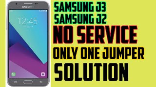 Samsung J3 6 No service problem || samsung j320f network problem