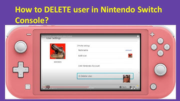 How to DELETE user in Nintendo Switch Console?