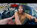 When Entitled Karen Escalates Minor Traffic Stop Into Major Felony.