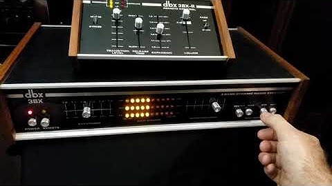 dbx 3bx with Remote Quick Test Demo