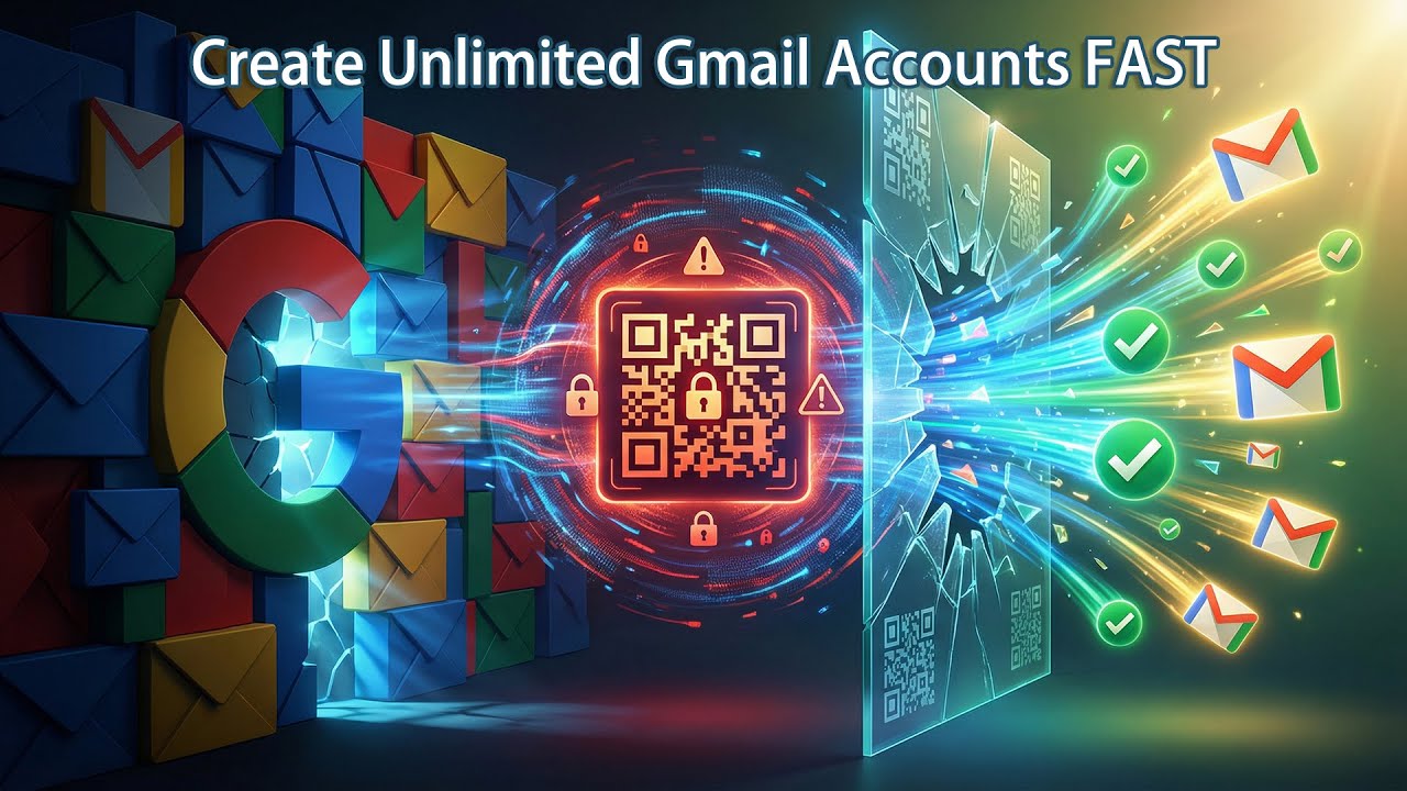 How to Bulk Create Gmail Accounts Automatically | Bypass QR Code & Setup Google Services 2026