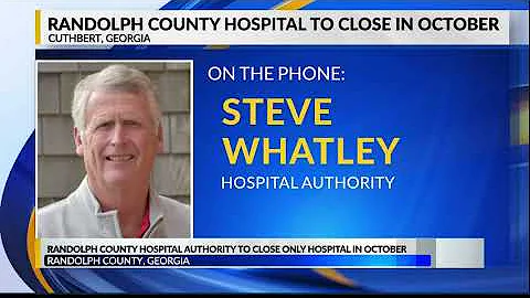 Randolph County Hospital Authority to close county...