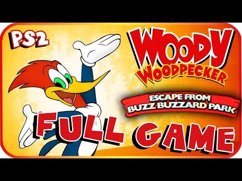 Woody Woodpecker: Escape from Buzz Buzzard Park FULL GAME Longplay (PS2, PC)