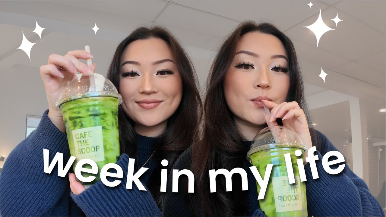WEEKLY VLOG | thin hair struggles, cafe hopping, & a chill week at home