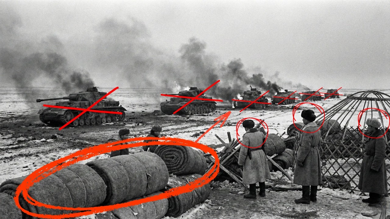 ВЕРМАХТ БЫЛ В ЯРОСТИ: КАЗАХИ Обмотали 89 ТАНКОВ Войлоком — Немцы ОСЛЕПЛИ от дыма