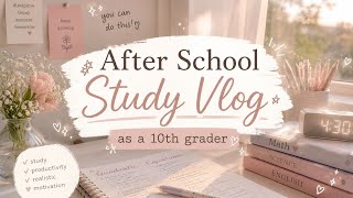 📚Study vlog after school ❤️Sslc malayalam