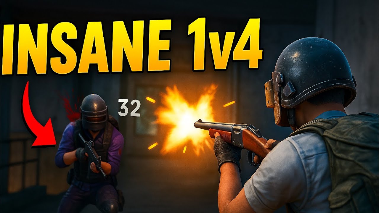 BGMI 1v4 Insane Clutch | Solo vs Squad Intense Rush | PassiveCruel ...