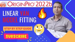 Linear Yan model fitting in origin