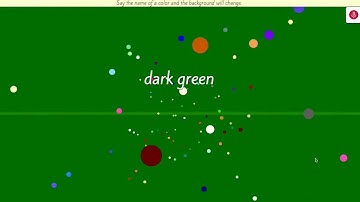 Speak Colors: Web Speech API experiment in Google Chrome