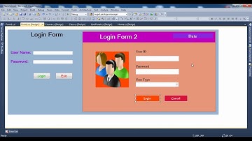 VB.NET C# Tutorial | Create Login Form,  Where Admin & User can login separately | Part-13