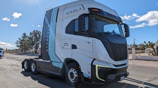 Going for a ride in the Nikola fuel cell electric semi