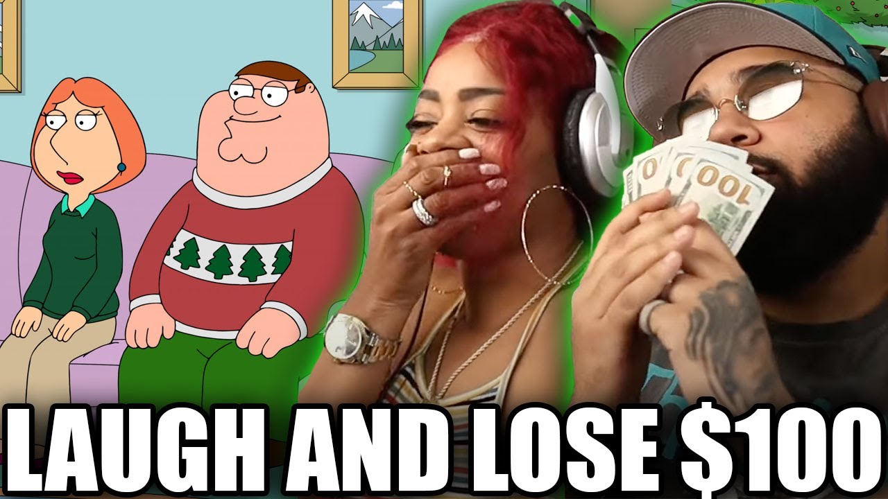 Family Guy Try Not To Laugh Dark Humor - $100 PER LAUGH! - BLACK COUPLE REACTS