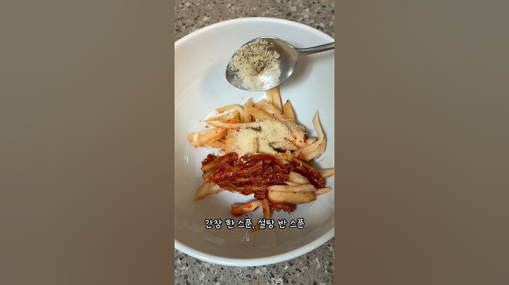 홍진경 집안 필살 비밀 비빔국수 만들기