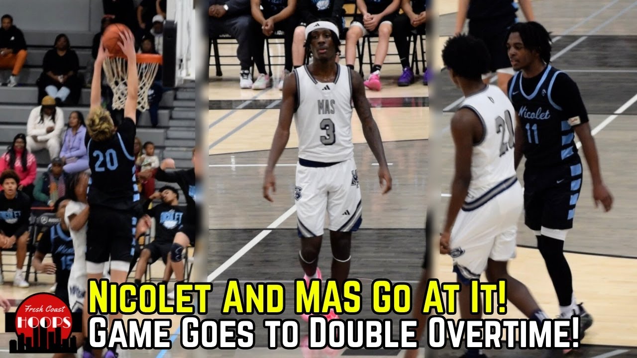 MAS vs Nicolet Goes To DOUBLE OT! Crazy Full Game Highlights!