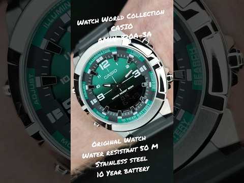 Годинник чоловічий Casio AMW-870A-3A, видео 1