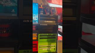 Quick look at the New Husky Mini Tool Box From Home Depot in Army Green