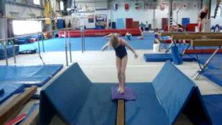 Standing Back Tuck Beam Drill