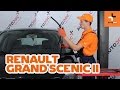 Kako zamenjati gumica sprednjih brisalcev na RENAULT GRAND SCENIC 2 VODIČ | AUTODOC