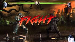 Mortal Kombat 9 Cyber Sub-Zero Vs. Noob Saibot