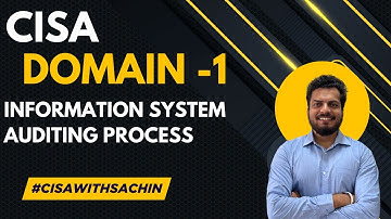 CISA Domain 1 | Information System Auditing Process | CISAwithSachin