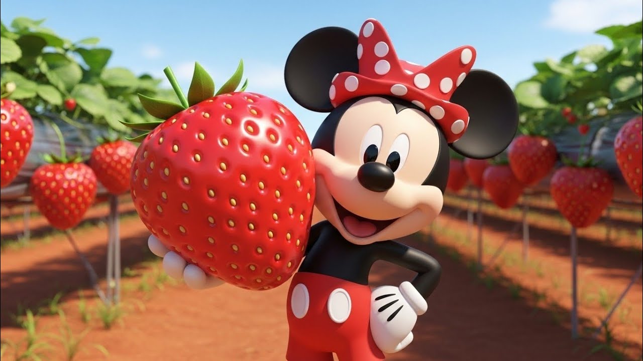 🍓🐭 Mickey Mouse and the Strawberry Farm Adventure! 🌞🚜 YouTube