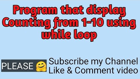 BS(hons) Computer classes ||| C++ Language ||| Lecture#44 ||| Program display counting by while loop