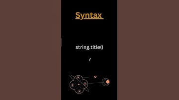 string title method in python #python #program #strings  #methods #title #basics #title#headertitle