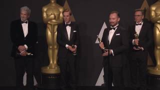 Kevin O'Connell, Andy Wright, Robert Mackenzie and Peter Grace Backstage Interview for Hacksaw Ridge