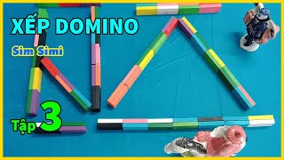 Xếp chữ cái NA bằng domino gỗ 5 màu khác nhau - Sim Simi screenshot 5