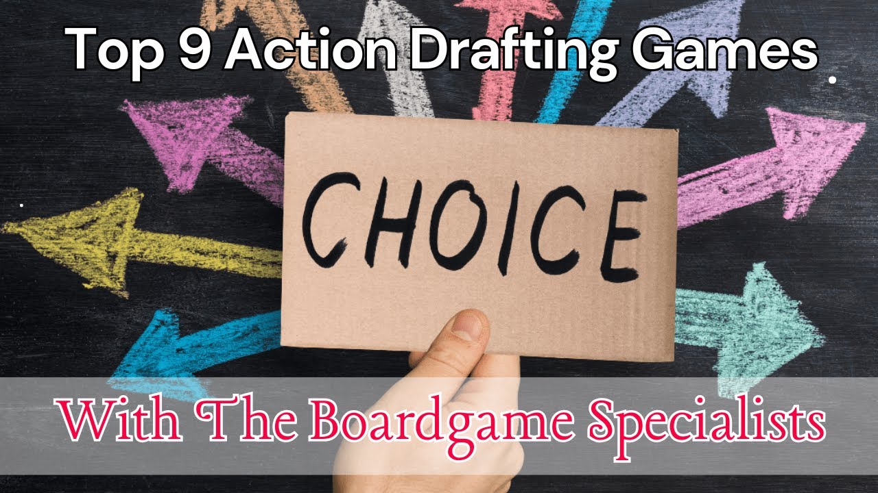 Top 9 Action Drafting Games - The Boardgame Specialist Podcast - Episode 129
