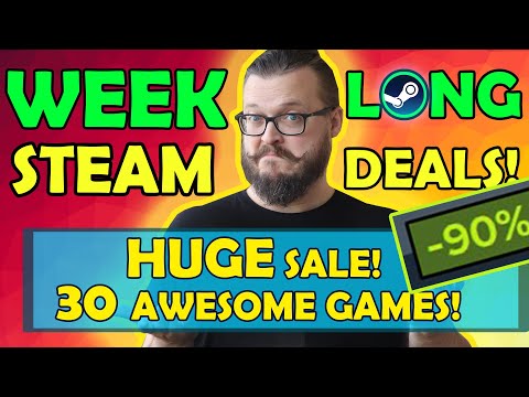 HUGE Steam Week Long Sale! 30 Discounted Amazing Games! (Discounts until September 18)