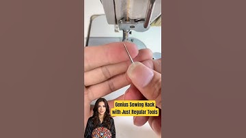 Geniale naai-hack met alleen standaardgereedschap #shorts #naaihacks #naaitips