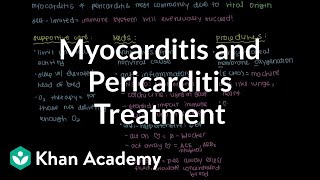 Myocarditis and pericarditis treatment | Circulatory System and Disease | NCLEX-RN | Khan Academy